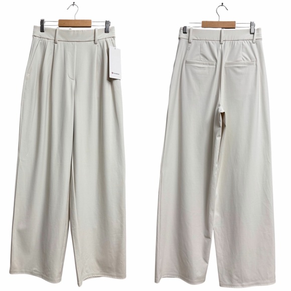 Lululemon Daydrift High-Rise Trousers in Light Ivory - Picture 8 of 12